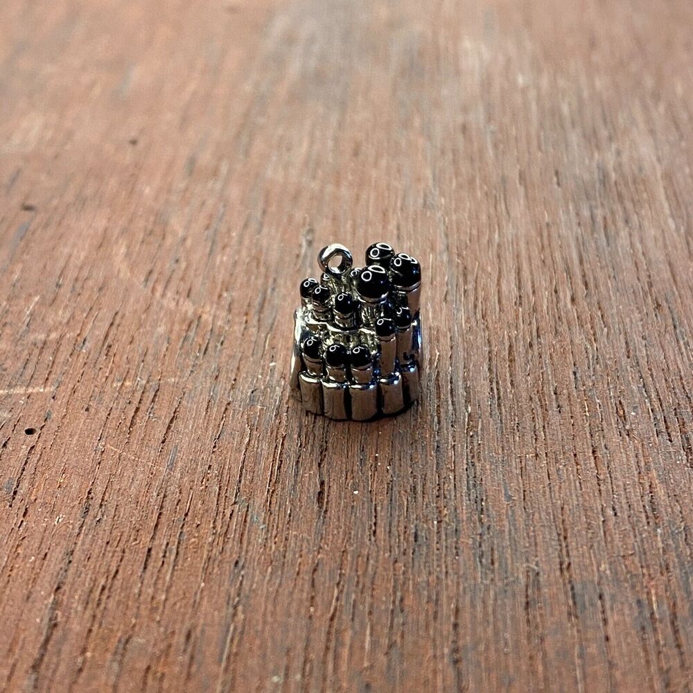 Vintage 925 Sterling Silver Pampered Chef Spice Turnabout Slide Charm